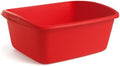 Tina de Plástico Tribello de 12 Cuartos para Lavado de Ropa y Baño de Pies - Resistente - Hecho en EE. UU. (Rojo) - imagen 1