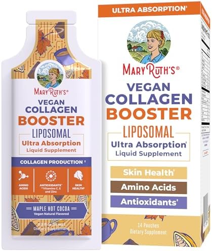 Colágeno Líquido MaryRuth Organics Booster Liposomal | Sin Azúcar | Con VIT C, E, Zinc, Cobre y Sílice | Suplemento para Piel y Articulaciones | - imagen 1