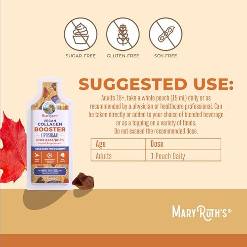 Colágeno Líquido MaryRuth Organics Booster Liposomal | Sin Azúcar | Con VIT C, E, Zinc, Cobre y Sílice | Suplemento para Piel y Articulaciones | - imagen 3