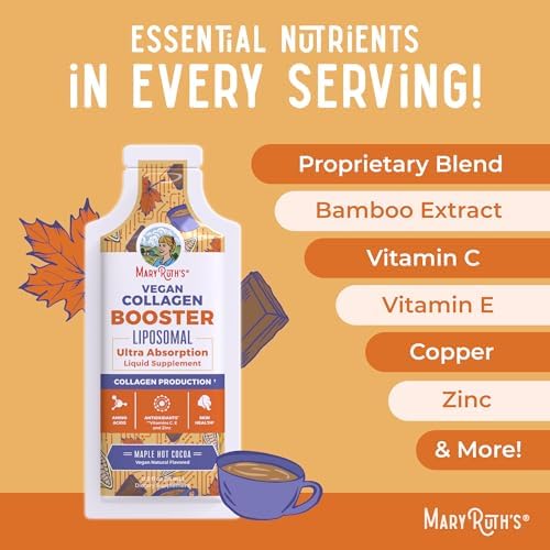 Colágeno Líquido MaryRuth Organics Booster Liposomal | Sin Azúcar | Con VIT C, E, Zinc, Cobre y Sílice | Suplemento para Piel y Articulaciones | - imagen 8