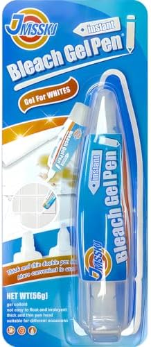 Bolígrafo Blanqueador para Ropa y Juntas, Gel Quitamanchas 4 en 1 con Punta Precisa y Cabeza de Cepillo, Limpiador Portátil para Ropa Blanca, - imagen 1