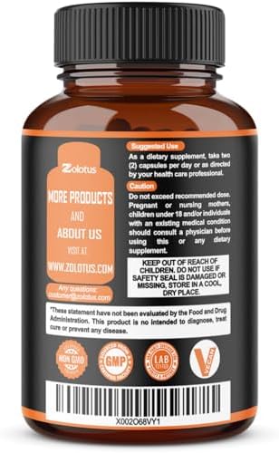 Zolotus Ginseng Rojo Coreano + Ginkgo Biloba, Ashwagandha, Betabel, Té Verde - 120 Cápsulas, Suministro para 2 Meses - imagen 3