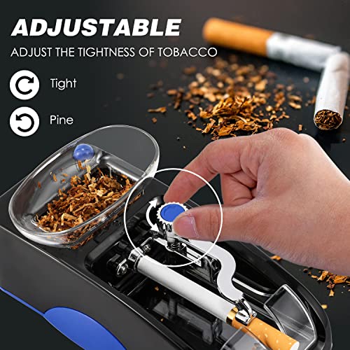 Máquina Automática de Enrollado de Cigarrillos NEWTRY, Inyector de Tabaco Eléctrico Mini (Azul) - imagen 4