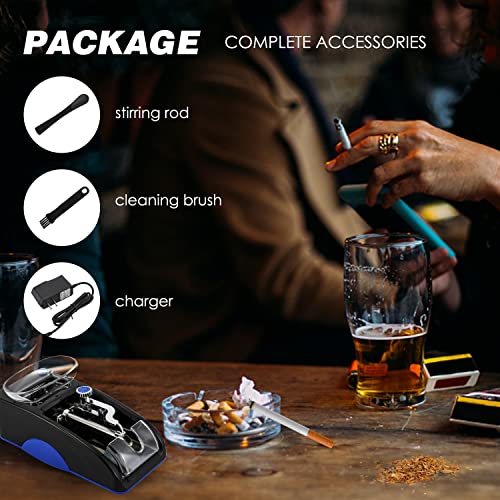 Máquina Automática de Enrollado de Cigarrillos NEWTRY, Inyector de Tabaco Eléctrico Mini (Azul) - imagen 6