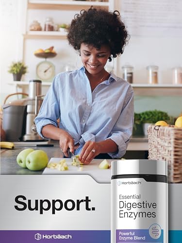 Horbäach Enzimas Digestivas Esenciales | 250 Cápsulas | Mezcla Potente de Enzimas para Hombres y Mujeres | Suplemento Sin OGM y Libre de Gluten - imagen 6