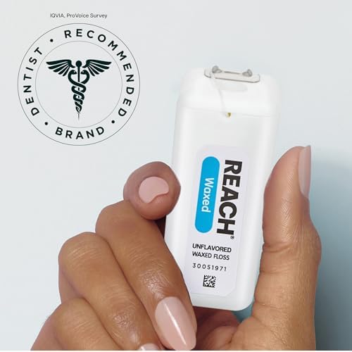 Hilo Dental Cerado REACH, Sin Sabor, 3.6X Más Valor, Eliminador de Placa, Resistente a Desgarros, Fácil de Usar, Cuidado Oral, Libre de PFAS, 2 - imagen 6