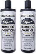 Solución para Humidor 16 oz (Paquete de 2) - Líquido Humidificador - Fórmula Premium de Propilenglicol PG - 70% HR - Seguro y No Tóxico - imagen 1