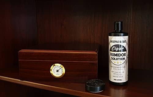 Solución para Humidor 16 oz (Paquete de 2) - Líquido Humidificador - Fórmula Premium de Propilenglicol PG - 70% HR - Seguro y No Tóxico - imagen 3
