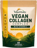 Suplementos de Colágeno Vegano con Biotina para Cabello, Piel, Uñas y Articulaciones - Suministro para 2 Meses. Colágeno Vegetal Libre de Crueldad, - imagen 1
