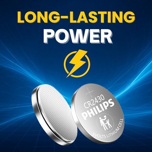 Batería de Litio Philips CR2430 3V en Paquete de 5, Vida Útil de 10 Años, a Prueba de Fugas, Libre de Mercurio, Ideal para Sensores, Control Remoto y - imagen 3
