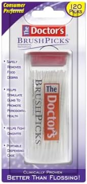 Palillos Interdentales The Doctor's BrushPicks, Palillos de Goma Suave para Limpieza Dental, Eliminación de Placa, Cuidado de Encías, Mango - imagen 2