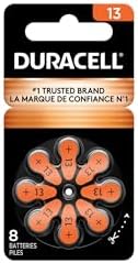Baterías para Audífonos Duracell Naranja Tamaño 13, Paquete de 32, Batería 13A de Larga Duración con Instalación Fácil EasyTab - imagen 2