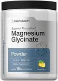 Horbäach Polvo de Glicinato de Magnesio | 1 lb | Sabor Limón | Absorción Superior | Sin OGM y Libre de Gluten - imagen 1