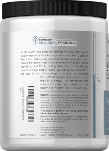 Horbäach Polvo de Glicinato de Magnesio | 1 lb | Sabor Limón | Absorción Superior | Sin OGM y Libre de Gluten - imagen 3