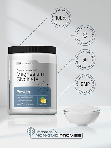 Horbäach Polvo de Glicinato de Magnesio | 1 lb | Sabor Limón | Absorción Superior | Sin OGM y Libre de Gluten - imagen 6