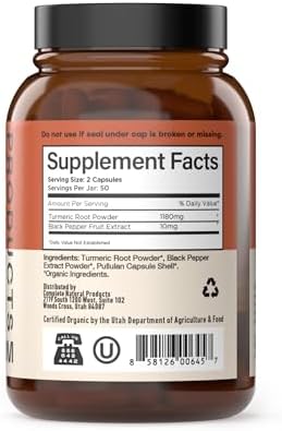 Cápsulas de Cúrcuma Orgánica CNP con Piperina 600mg - Alta Absorción de Curcumina con Pimienta Negra, Suplemento Vegetal, 100 Contenidos, Hecho en - imagen 3