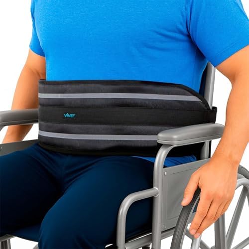 Cinturón de Seguridad Vive para Silla de Ruedas - Arnés Ajustable para Adultos - Prevención de Caídas para Personas Mayores, Embarazadas y Paralizadas - imagen 1