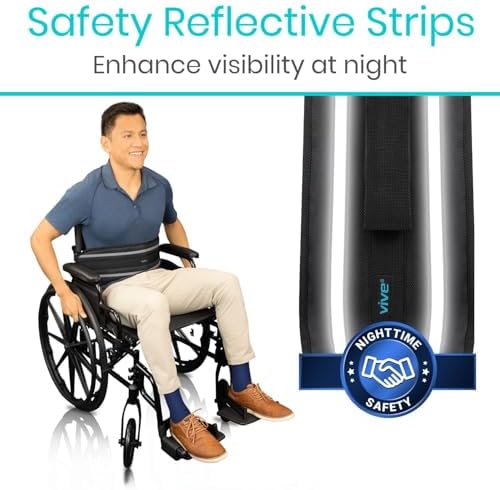 Cinturón de Seguridad Vive para Silla de Ruedas - Arnés Ajustable para Adultos - Prevención de Caídas para Personas Mayores, Embarazadas y Paralizadas - imagen 8