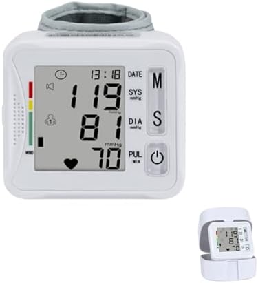 Monitor de Presión Arterial Electrónico TOPBOMED, Monitor de Muñeca con Memoria de 2x99 Lecturas, Incluye Estuche para Uso en Casa - imagen 1