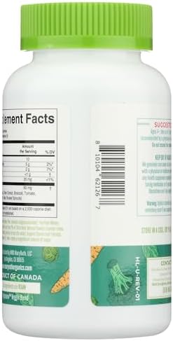 MaryRuth's Super Greens | Gomas Veganas Sin Azúcar con Quercetina Natural | Espirulina, Raíz de Brócoli y Hoja de Kale | 60 Unidades para Adultos y - imagen 4