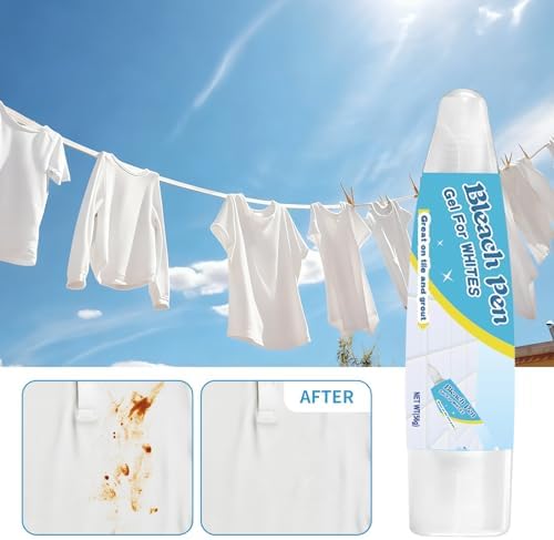 Bolígrafo de blanqueo, Bolígrafo quitamanchas para ropa, Limpiador instantáneo de manchas para ropa, portátil y fácil de usar (1 paquete) - imagen 8