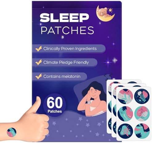 Parches para Dormir RAAYAM, 60 Piezas, Parches Mejorados de Ingredientes Naturales, Soporte para el Sueño de Plantas, Fáciles de Usar, Duran Toda la - imagen 1