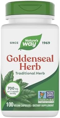 Goldenseal Premium Herbal de Nature's Way 800 mg por Porción - 100 Cápsulas Vegetales - imagen 1