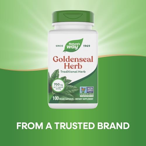 Goldenseal Premium Herbal de Nature's Way 800 mg por Porción - 100 Cápsulas Vegetales - imagen 5