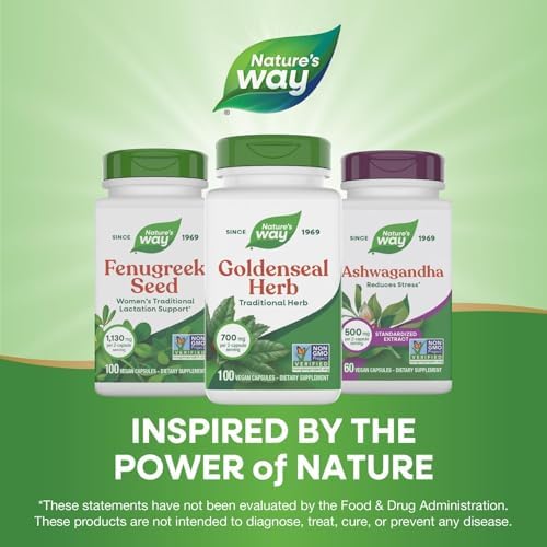 Goldenseal Premium Herbal de Nature's Way 800 mg por Porción - 100 Cápsulas Vegetales - imagen 7
