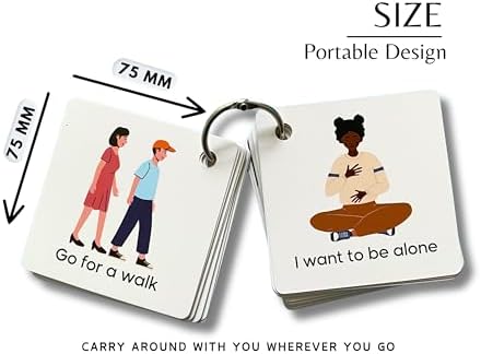 Tarjetas de Comunicación Plásticas, 60 Tarjetas Básicas para Necesidades Especiales, Autismo, Niños, Hospital, Terapia del Habla No Verbal, Adultos - imagen 3