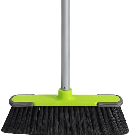 Escoba Verde de Interior con Mango Largo de 54 para Limpiar Pisos, Ideal para Cocina, Garaje, Lobby, Patio y Jardín - imagen 1