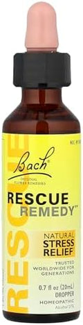 RESCUE Bach Original Flower Remedies, Remedy® para Alivio Natural del Estrés, 0.7 fl oz (20 ml) - imagen 1