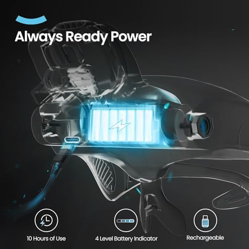Lentes de aumento ARTDOT con luz para kits de arte en diamante, 5 lentes intercambiables, 4 luces LED y brillo ajustable, ideales para pintura y - imagen 4