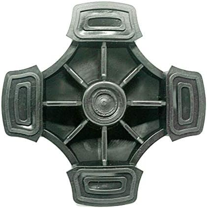 Punta de Bastón RMS - Base Cuádruple Autostable de Repuesto para Bastones, Palos y Estilos Plegables y Offset - Almohadilla de Goma de 4 Puntas - imagen 4