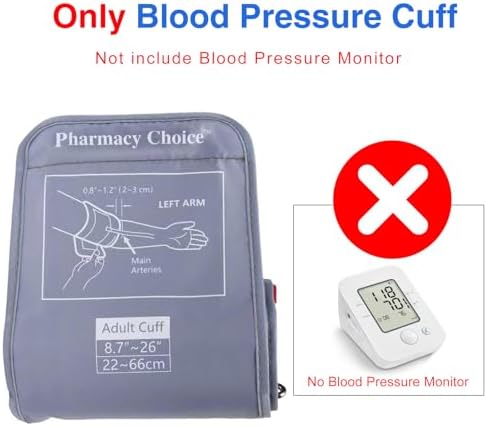 Manguito para Medir la Presión Arterial 3XL, Compatible con la Mayoría de Monitores, Manguito de Reemplazo para Adultos con 8 Conectores - imagen 6