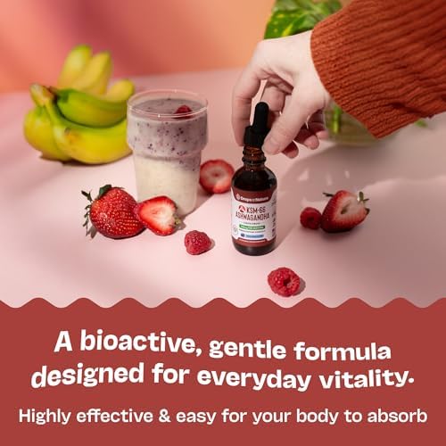 KSM-66 Gotas Líquidas de Ashwagandha – Veganas, Sin GMO y de Rápida Absorción – Suplemento para Bienestar Diario – Promueve Enfoque y Claridad – - imagen 6