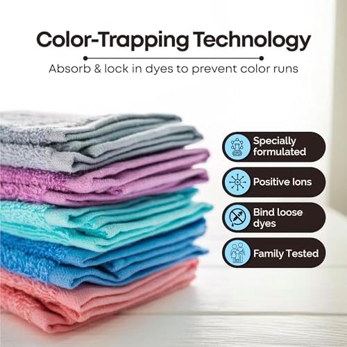 Hojas Color Keeper® para Lavado, Paquete de 100 | Sin Fragancia | Protección Sin Blanqueador para Ropa Mixta - imagen 4