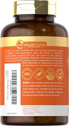 Cápsulas de Aceite de Cáñamo Carlyle | 126,000 mg | 180 Gelatinas Blandas | Sin OGM, Sin Gluten - imagen 3