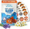 Parches para dormir Star Scouts para niños - 30 calcomanías relajantes con gráfico de sueño - Parches sin melatonina para ayudar a dormir con aceites - imagen 1