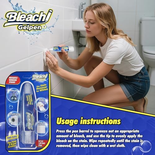 Bolígrafo de Blanqueo para Ropa, Gel Quitamanchas, Diseño DIY, Elimina Manchas Instantáneamente, Color Perla Blanca. - imagen 7