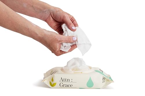 Toallitas Húmedas Flushables Attn: Grace para Mujeres (60 Pzas) - Limpia y Refresca con Aloe Vera y Aceite de Coco, Suaves y Naturales para Piel - imagen 3