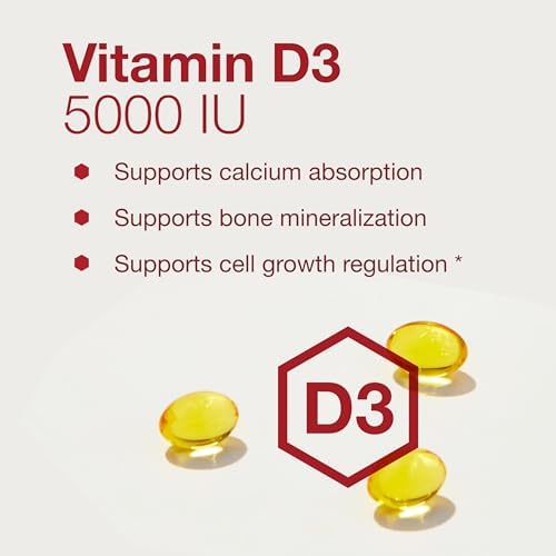 PROTOCOL FOR LIFE BALANCE - Vitamina D3 5000 UI (Alta Potencia) para Absorción de Calcio, Salud Ósea y Dental, Sistema Inmunológico - 120 Gelatinas - imagen 4
