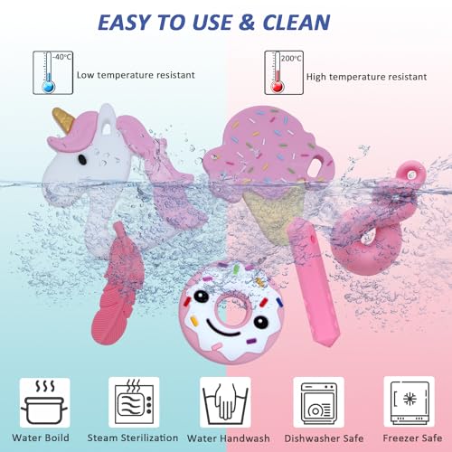Collares Masticables Sensoriales para Niñas, Paquete de 6, Joyería para Autismo, Juguetes Masticables para Niños con TDAH o Necesidades Especiales, - imagen 4