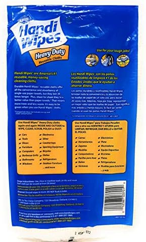 Toallitas Reutilizables Handi Wipes de Alta Resistencia, Color Puede Variar - Paquete de 4 (3 Toallitas por Paquete) - imagen 3