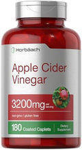 Horbäach Tabletas de Vinagre de Sidra de Manzana 3200mg | 180 Pastillas | Suplemento Vegetariano, Sin OGM y Libre de Gluten - imagen 1