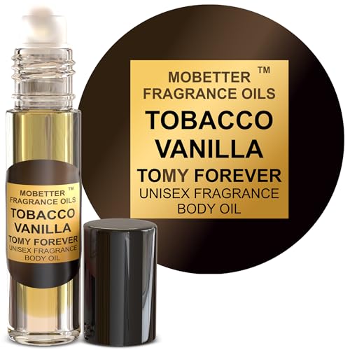 Aceite Corporal Unisex Tobacco Vanilla (10ml Roll On), Fuerte y Duradero, Tamaño Viaje, Fragancia Oriental Especiada para Mujeres y Hombres - imagen 1