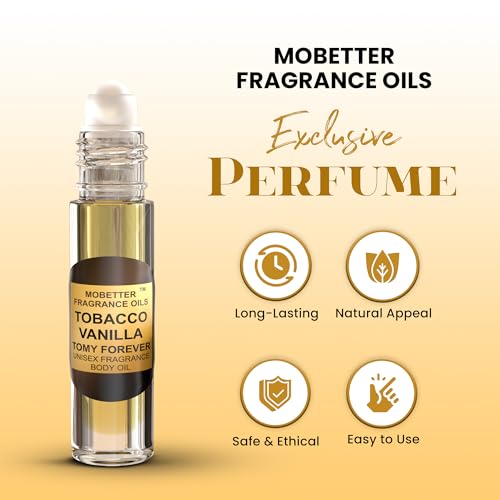 Aceite Corporal Unisex Tobacco Vanilla (10ml Roll On), Fuerte y Duradero, Tamaño Viaje, Fragancia Oriental Especiada para Mujeres y Hombres - imagen 2