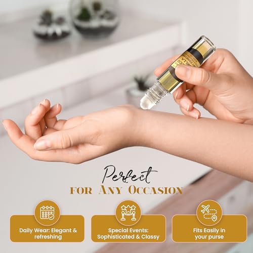 Aceite Corporal Unisex Tobacco Vanilla (10ml Roll On), Fuerte y Duradero, Tamaño Viaje, Fragancia Oriental Especiada para Mujeres y Hombres - imagen 5
