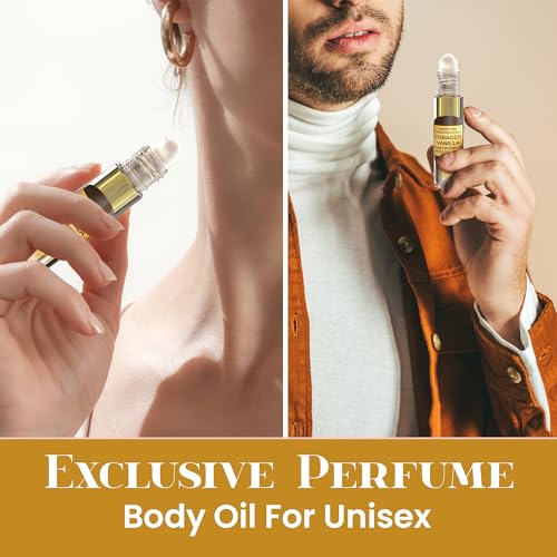 Aceite Corporal Unisex Tobacco Vanilla (10ml Roll On), Fuerte y Duradero, Tamaño Viaje, Fragancia Oriental Especiada para Mujeres y Hombres - imagen 6