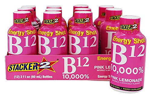 Pack de 12 Shots Energéticos Stacker 2 Pink Lemonade B12 de 2oz - imagen 1